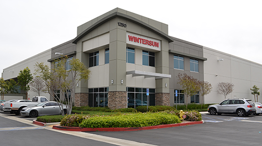 Wintersun's main office at 1250 East Belmont St, Ontario, California 91761
